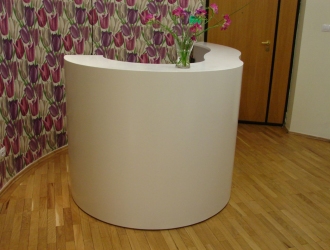 receptie obtinuta prin termoformare din material compozit Kerrock