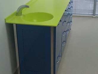 blat cu lavoar din material compozit Kerrock