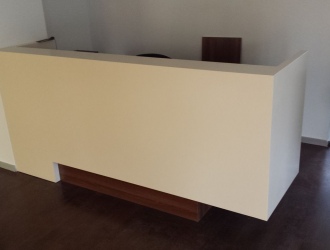 Mobilier receptie din material compozit
